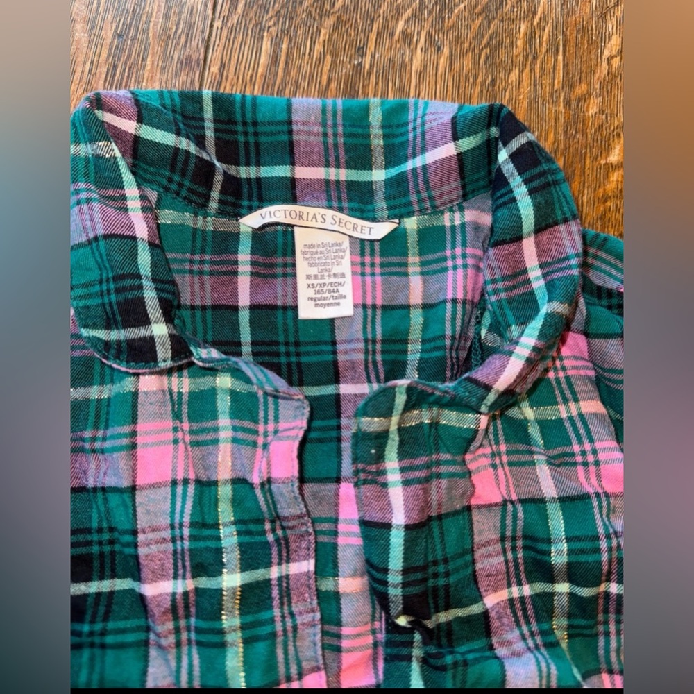 Victoria’s Secret Plaid Flannel Pajama Set